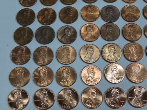 Complete Lincoln Cent PDS Set 1941 to 2009, 168 Coins including 1982 + 2009 Varieties