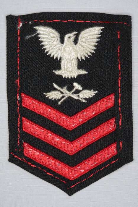 United States Navy Petty Officer 1st Class Rank Insignia Patch E6, Aviation Support Equipment Techni