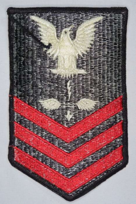 United States Navy Petty Officer 1st Class Rank Insignia Patch E6, Aviation Antisubmarine Warfare