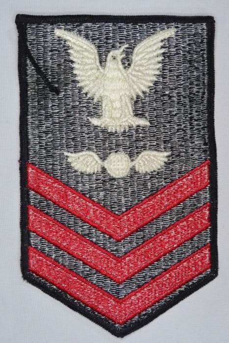 United States Navy Petty Officer 1st Class Rank Insignia Patch E6, Aviation Electrician`s Mate