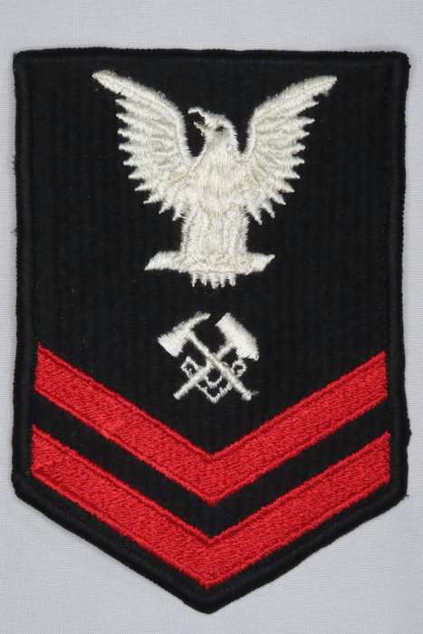 United States Navy Petty Officer 2nd Class Rank Insignia Patch E5, Hull Maintenance Technician