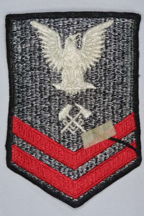 United States Navy Petty Officer 2nd Class Rank Insignia Patch E5, Hull Maintenance Technician