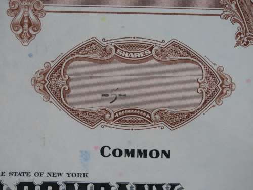 Set of Two Erie Lackawanna Railroad Company, Stock Certificates, 1962 to 1966