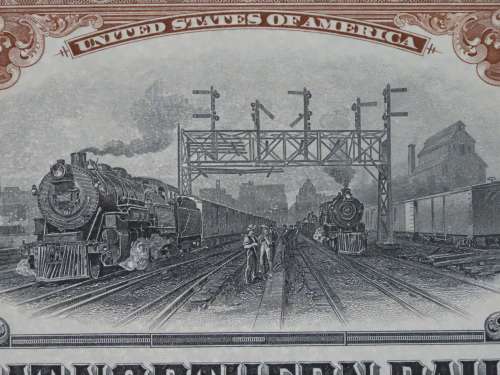 1926 Great Northern Railway Company, $1000 Gold Bond Certificate 4796