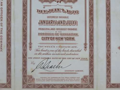 1926 Great Northern Railway Company, $1000 Gold Bond Certificate 10100