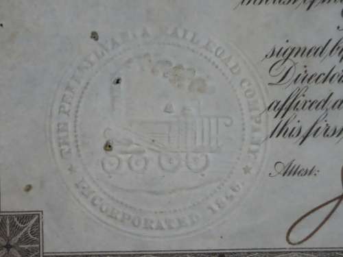 1925 Pittsburgh Cincinati Chicago and St Louis Railroad Company, $1000 Gold Bond Certificate 21974