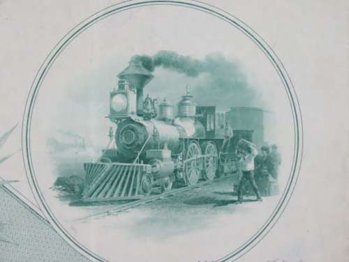 1885 West Shore Railroad Company, $1000 Bond Certificate 36553