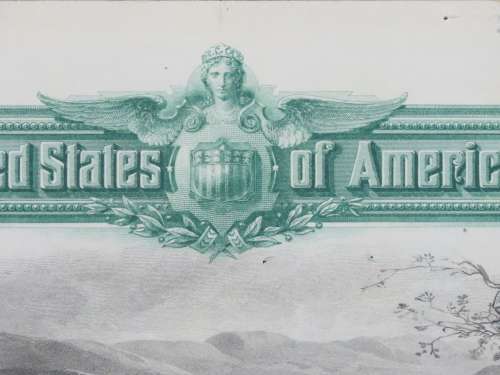 1885 West Shore Railroad Company, $1000 Bond Certificate 36553