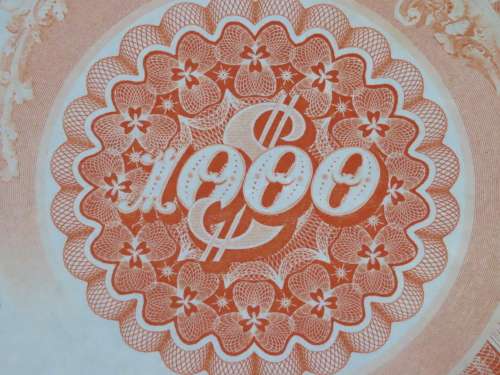 1927 West Shore Railroad Company, $1000 Bond Certificate M48873