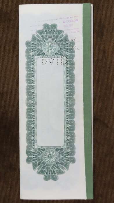 1919 City of Great Falls - South Side Sewer Bond, $1000 Bond, 88