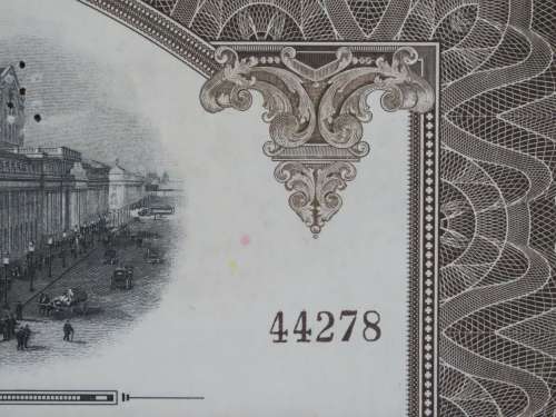1931 The Pennsylvania Railroad Company, $1000 Gold Bond Certificate 44278
