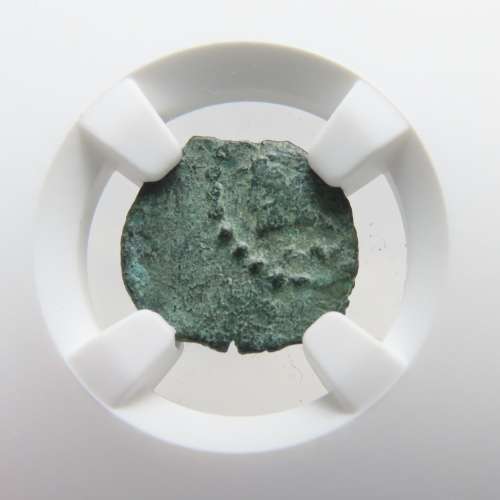 Ancient Judaea Half Prutat Coin, 4 BC NGC Herod Archelaus