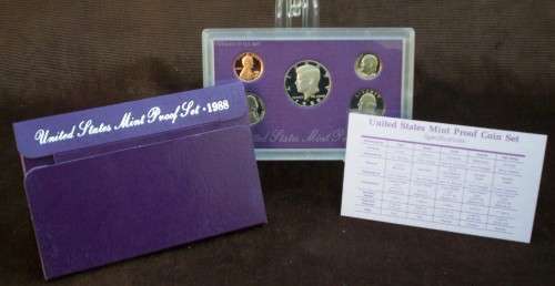 USA , 1988 Proof Coin Set