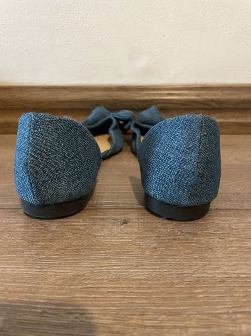Blue Ballet flats *New* UK4
