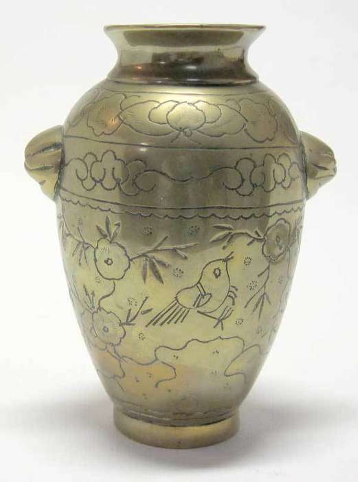 Brass vase