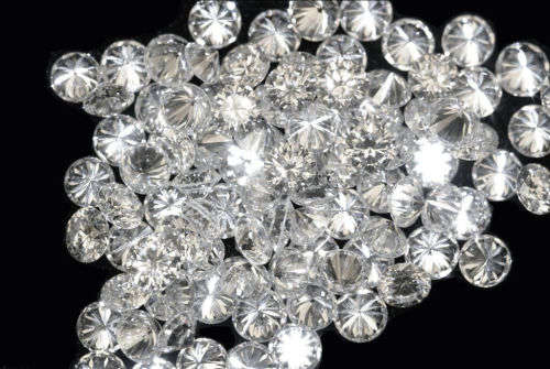 Natural Loose Diamond Round G-H Color I1 I3 Clarity 0.70 To 0.80 MM