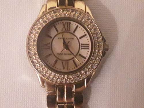 Women`s ANNE KLEIN Rose Gold Tone Roman Numeral Quartz Watch