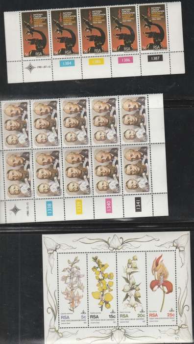 RSA CONTROL BLOCKS SACC 460-509 GOOD VALUE +-R400.00 NICE SELECTION MINT **