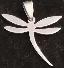 STAINLESS STEEL Pendant - Dragonfly