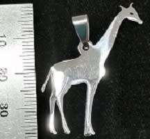 STAINLESS STEEL Pendant - Giraffe
