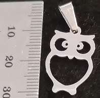 STAINLESS STEEL Pendant - Owl