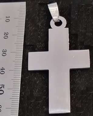 STAINLESS STEEL Pendant - Cross