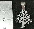 STAINLESS STEEL Pendant - Tree
