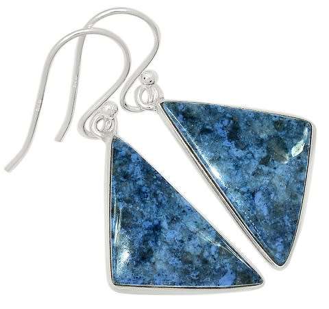 Sterling silver earrings - RHODUSITE
