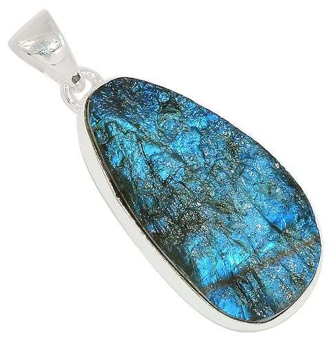 Sterling silver pendant - LABRADORITE