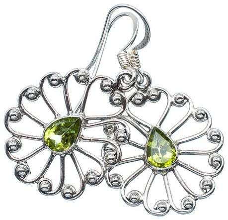 Sterling silver earrings - PERIDOT - Dreams Collection