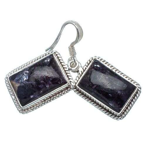 Sterling silver earrings - SUGILITE - Dreams Collection