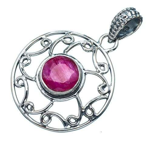 Sterling silver pendant - RUBY - Dreams Collection