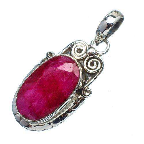 Sterling silver pendant - RUBY - Dreams Collection