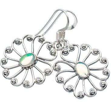Sterling silver earrings - ETHIOPIAN OPAL - Dreams Collection