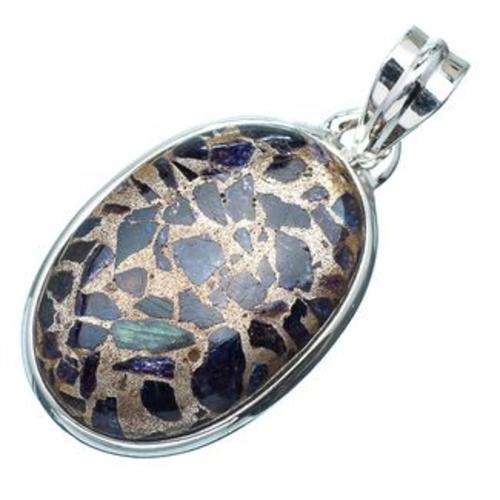 Sterling silver pendant - COPPER IOLITE - Dreams Collection
