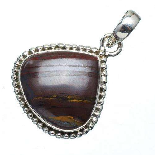 Sterling silver pendant - TIGER IRON - Dreams Collection