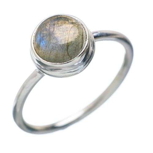 Sterling silver ring - LABRADORITE - Dreams Collection (size 8.5 / Q half)