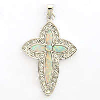 Natural OPAL & Created DIAMONDS (40) set in Sterling Silver