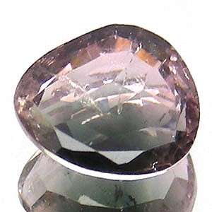 RARE!! 1.25 cts Natural WATERMELON TOURMALINE freeform facet (Nigeria, Africa)