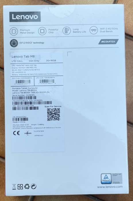 Lenovo Tab M8 TB-8505X 8inch Tablet LTE/VIOCE, WIFI {BRAND NEW SEALED}