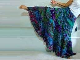 OWN YOUR OWN PIECE OF ART. EXQUSITE TIERED PATCHWORK SKIRT. CUSTOM MADE