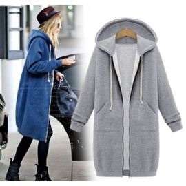Gorgeous Winter Fleece Zip-up Hoodie Coat. Great Price