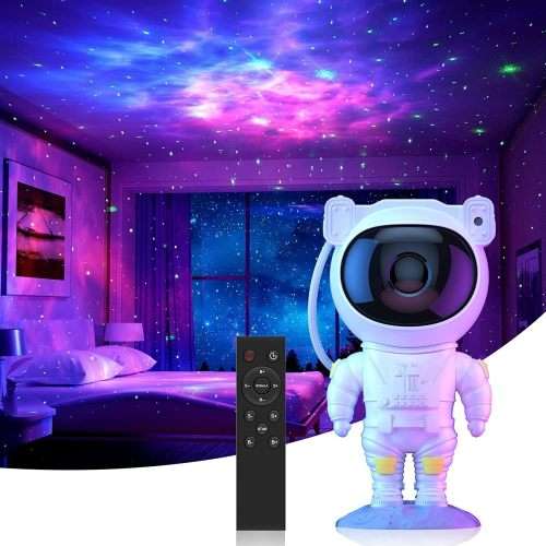 Astronaut galaxy projector planetarium night sky lamp