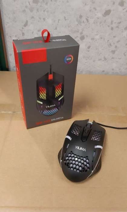 Yilima wired-  qs103 colourful - led gaming mouse - Pc