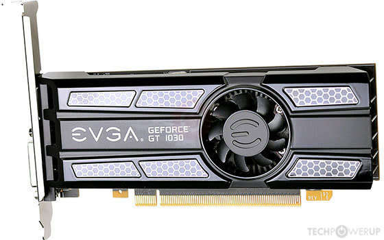 EVGA GeForce GT 1030 SC, 02G-P4-6333-KR, 2GB GDDR5, Low Profile Desktop Graphics!