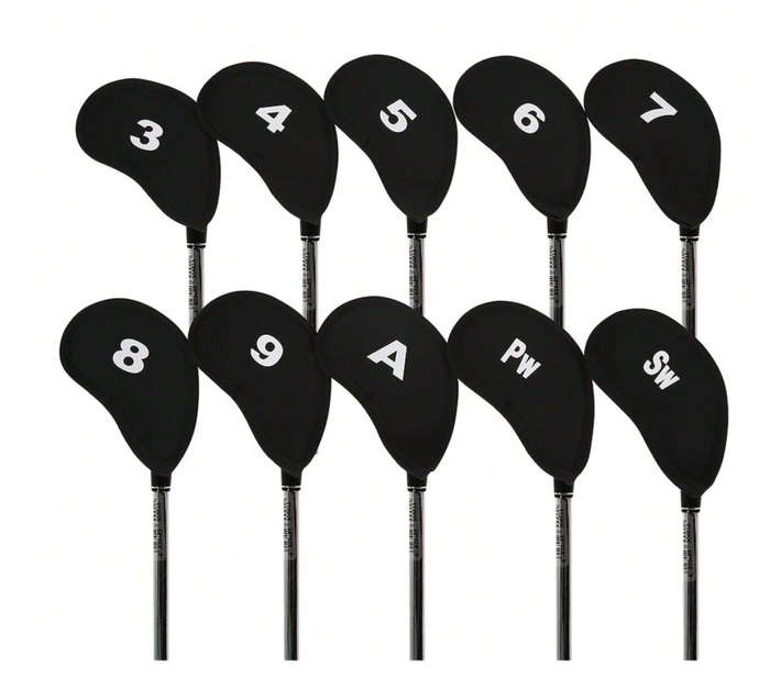***GOLF*** 10pcs Golf Club Iron Head Covers