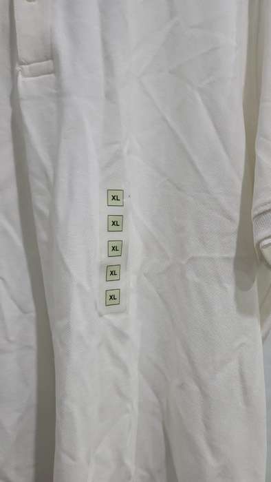 Splash Mens White Golfer/Polo from Dubai - Size XL