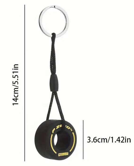 F1 Tyre Keyring (RED)