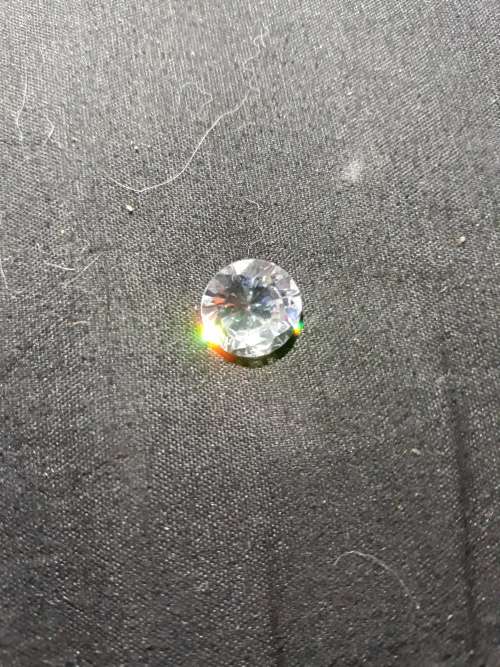 Stunning wow big 11mm x11mm by 7 .5 mm round shape 8.5ct  moisanite