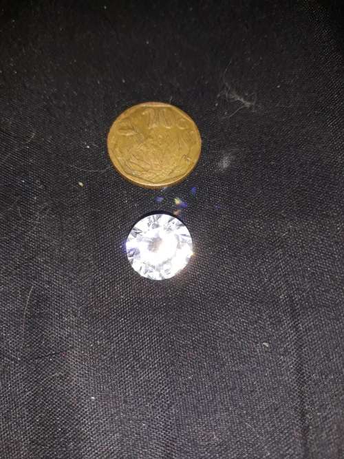 Stunning wow big 11mm x11mm by 7 .5 mm round shape 8.5ct  moisanite